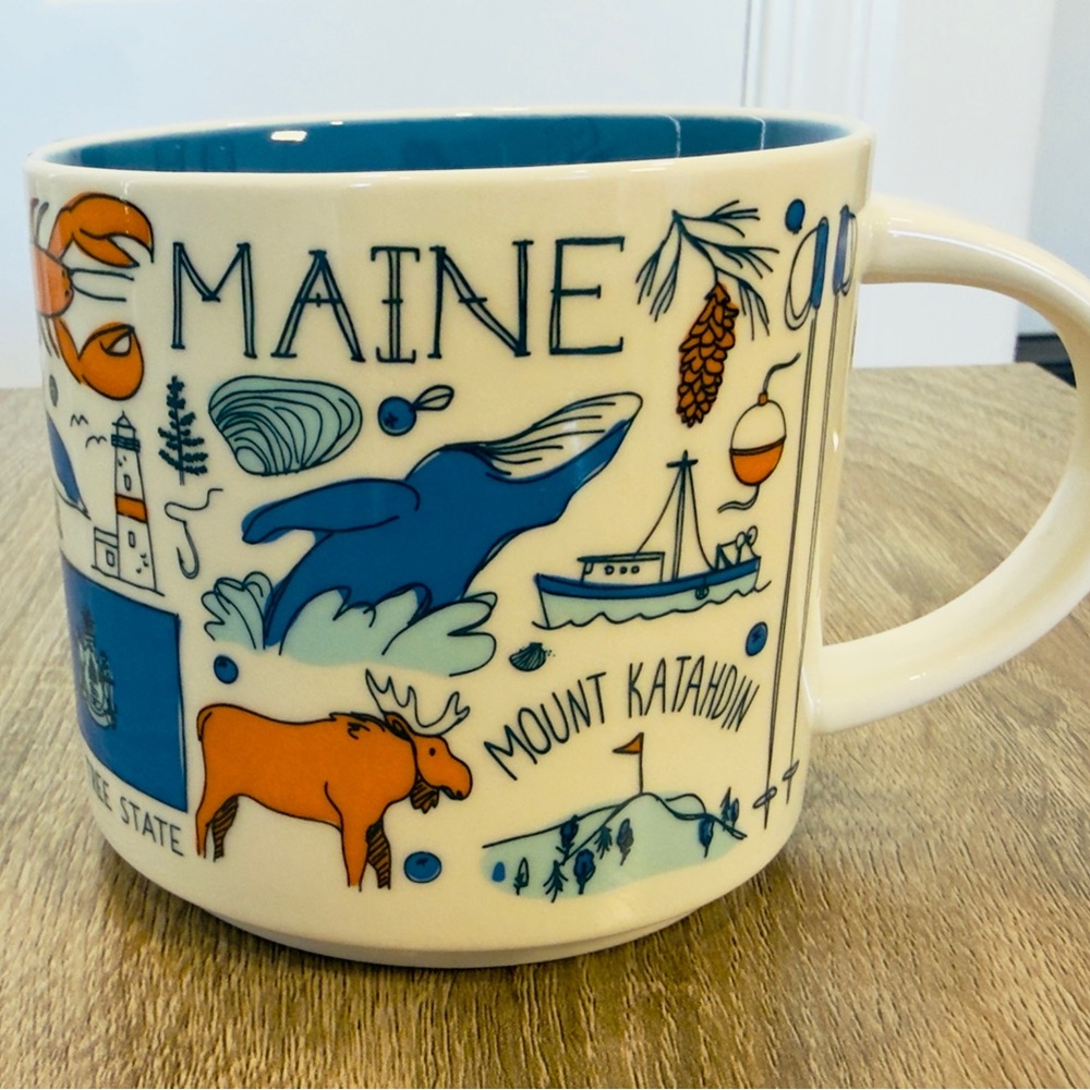 Maine Starbucks Been There Series Across The Globe Collection Mug 14 FL Oz